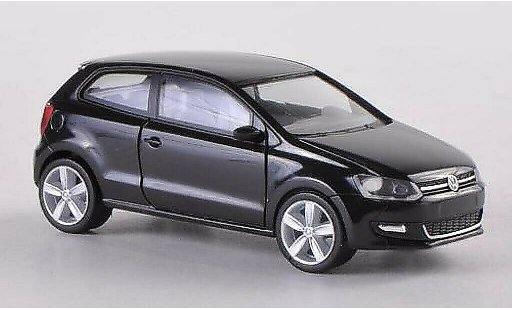 Volkswagen Polo Base 1/87 Herpa 2-turig nero modellini auto