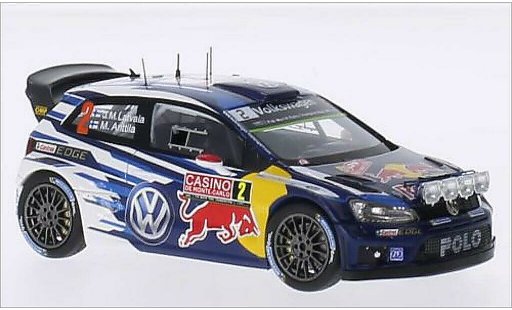 Volkswagen Polo WRC 1/43 Spark R No.2 Motorsport Red Bull Rally WM Rally Monte Carlo 2015 /M.Antilla modellini auto