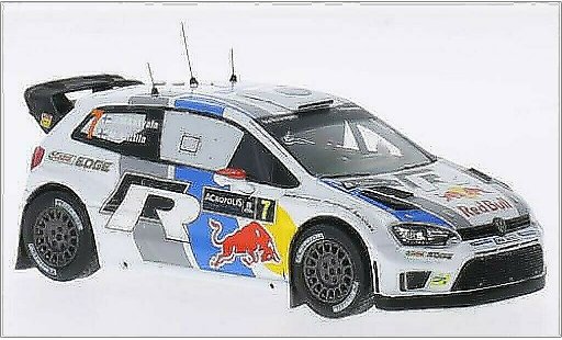 Volkswagen Polo WRC 1/43 IXO R No.7 Red Bull Rally WM Rally Acropolis 2013 modellini auto