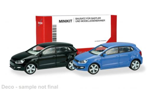 Volkswagen Polo 1/87 Herpa MiniKit schwarz/blau 2014 1:87