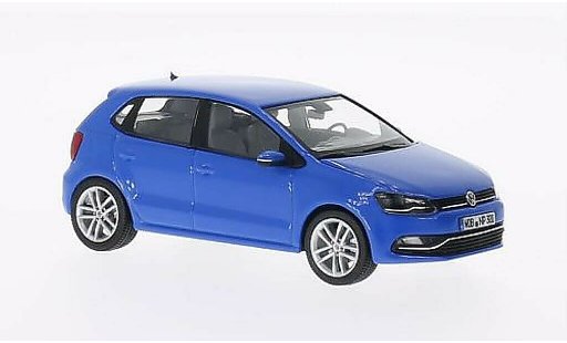 Volkswagen Polo Base 1/43 Herpa V (6C) blu 5-Turer 2014 modellini auto