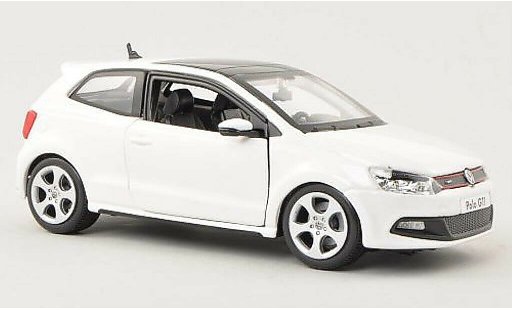 Volkswagen Polo GTI 1/24 Burago V bianco modellini auto