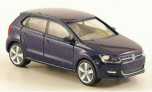Volkswagen Polo Base 1/87 Herpa V blu 5-turig modellini auto