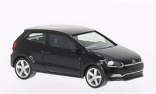 Volkswagen Polo Base 1/87 Herpa V (tipo 6C) 3-turig nero 2014 modellini auto