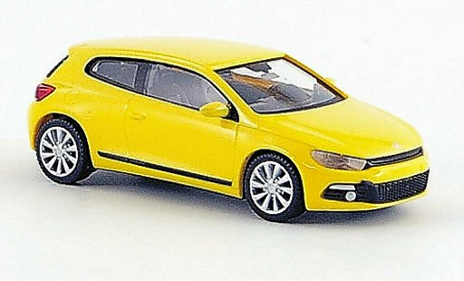Volkswagen Scirocco Base 1/87 Wiking III giallo 2008 modellini auto