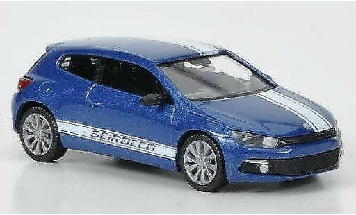 Volkswagen Scirocco Base 1/87 Wiking III blu/bianco modellini auto