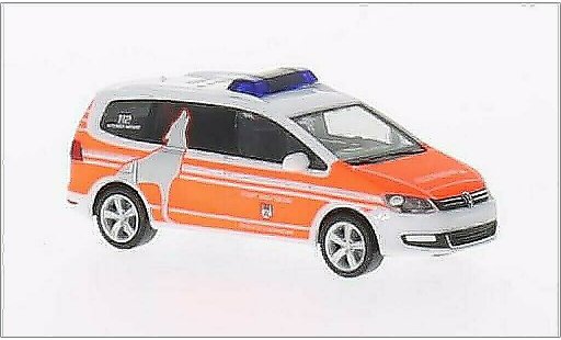Volkswagen Sharan Base 1/87 Herpa ELW Vigili del fuoco Wolfsburg modellini auto