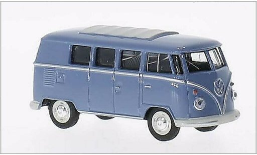 Volkswagen T1 Base 1/64 Schuco Bus blu modellini auto