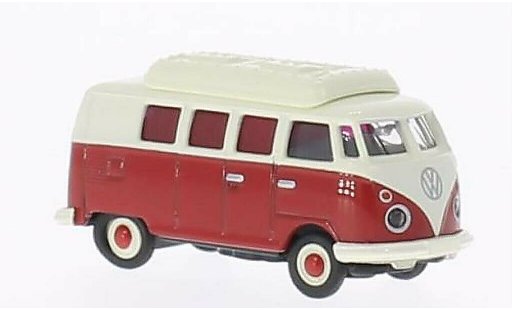 Volkswagen T1 Base 1/87 Schuco Bus Camper rosso/bianco modellini auto