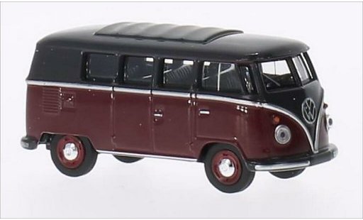 Volkswagen T1 Base 1/64 Schuco Bus rosso/grigio modellini auto