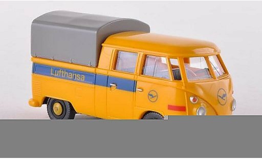 Volkswagen T1 Base 1/87 Wiking Doppelkabine Lufthansa con Plane modellini auto