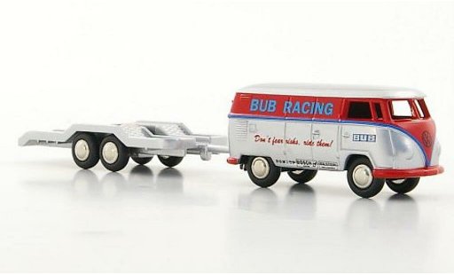 Volkswagen T1 Base 1/87 Bub furgone BUB Racing con 2-Achs-Anhanger Martini Racing 2006 modellini auto