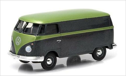 Volkswagen T1 Base 1/64 Greenlight furgone metallicoo nero/metallicoo verde modellini auto