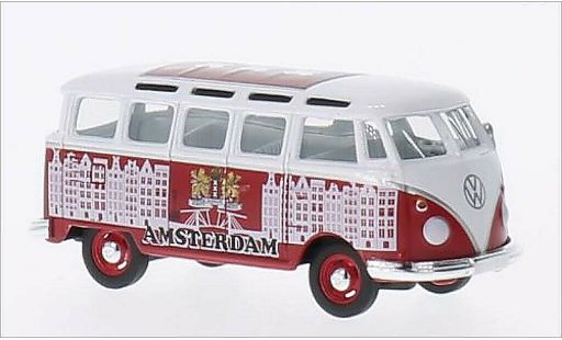 Volkswagen T1 B 1/64 Greenlight Samba Amsterdam 1962 modellini auto