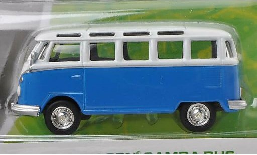 Volkswagen T1 Base 1/64 Greenlight Samba blu/bianco modellini auto