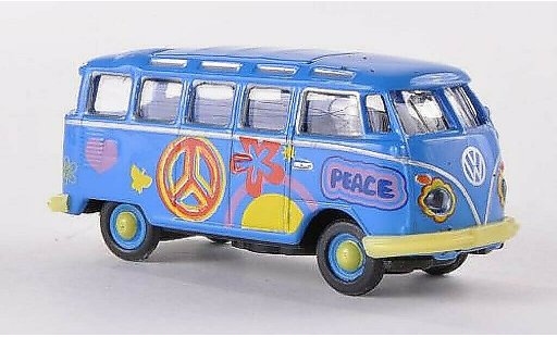 Volkswagen T1 Base 1/87 Schuco Samba Flower Power modellini auto