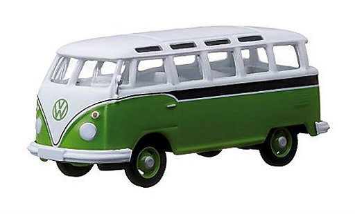 Volkswagen T1 Base 1/64 Greenlight Samba verde/bianco/nero modellini auto