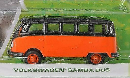 Volkswagen T1 Base 1/64 Greenlight Samba orange/nero modellini auto