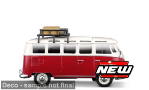 Volkswagen T1 1/24 Maisto Samba rot/weiss 1:24 modellino in miniatura
