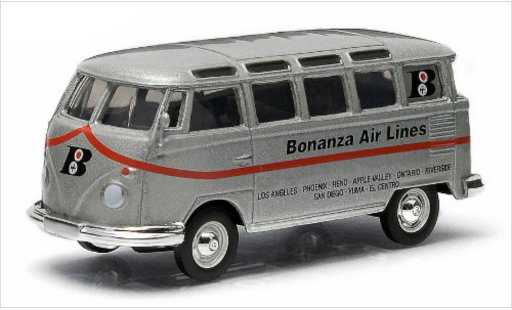 Volkswagen T1 Base 1/64 Greenlight Sambabus grigio modellini auto