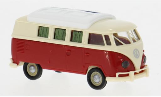 Volkswagen T1 1/87 Brekina b Camper beige/rot 1960 1:87 modellino in miniatura