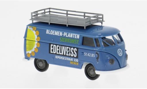 Modellini auto Volkswagen T1 b Kasten 1960 Edelweiss Bloemen 1/87 Brekina