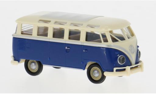 Volkswagen T1 1/87 Brekina b Samba beige/blau 1960 1:87 modellino in miniatura
