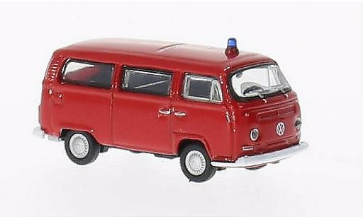 Volkswagen T2 B 1/87 Welly Bus Vigili del fuoco 1972 modellini auto