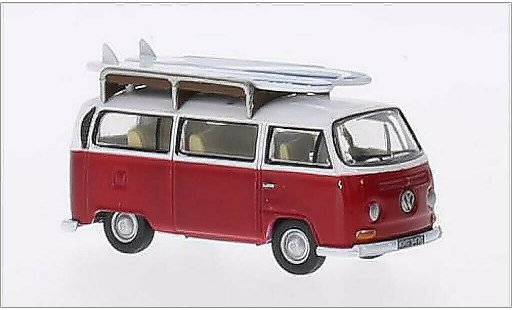 Volkswagen T2 Base 1/76 Oxford Bus rosso/bianco RHD modellini auto