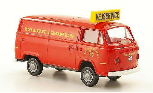 Volkswagen T2 Base 1/87 Brekina furgone Vejservice - Falck & Zonen (DK) modellini auto