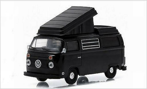 Volkswagen T2 B 1/64 Greenlight Westfalia nero 1973 modellini auto