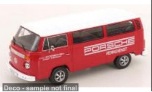 Volkswagen T2 1/18 KK Scale b Bus 1972 Porsche Renndienst 1:18 modellino in miniatura