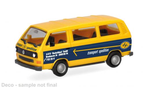 Volkswagen T3 1/87 Herpa Bus ASG Hamburg 1:87 modellino in miniatura