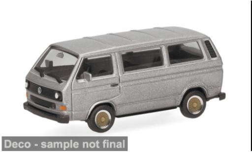 Modellini auto Volkswagen T3 Bus silber 1/87 Herpa