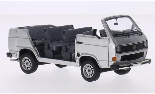 Volkswagen T3 1/43 AutoCult Werksbesich silber 1:43 modellino in miniatura