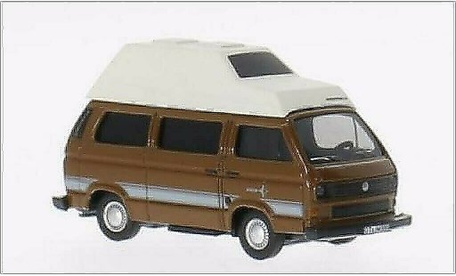 Volkswagen T3 Base 1/87 Schuco Westfalia Joker marrone/bianco modellini auto