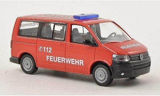 Volkswagen T5 Base 1/87 Wiking Multivan Vigili del fuoco modellini auto