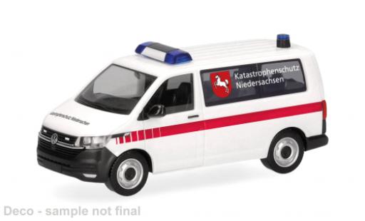 Volkswagen T6 1/87 Herpa .1 Bus Katastropfenschutz Niedersachsen 1:87 modellino in miniatura
