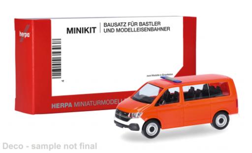 Modellini auto Volkswagen T6 .1 Bus orange 1/87 Herpa MiniKit