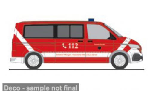 Volkswagen T6 1/87 Rietze .1 FW Erlangen 1:87 modellino in miniatura