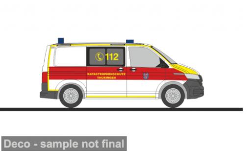 Modellini auto Volkswagen T6 .1 Katastrophenschutz Th&Atilde;&frac14;ringen 1/87 Rietze