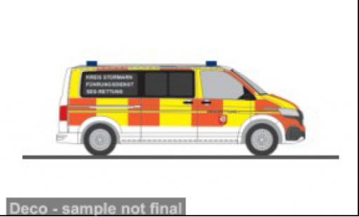 Volkswagen T6 1/87 Rietze .1 SEG-Rettung Kreis Stormarn 1:87 modellino in miniatura