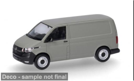 Modellini auto Volkswagen T6 Kasten grau 1/87 Herpa