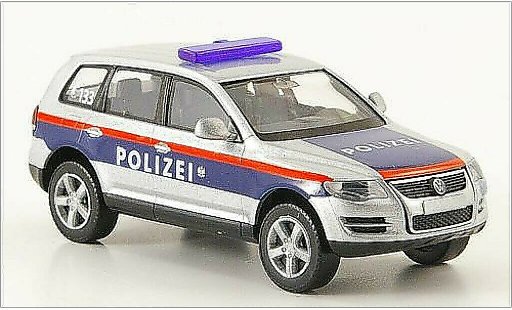 Volkswagen Touareg Base 1/87 Wiking Bundespolizia osterreich modellini auto