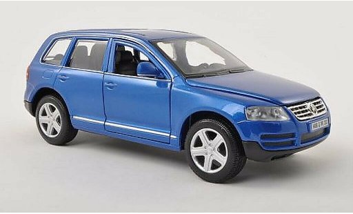 Volkswagen Touareg Base 1/24 Burago I blu modellini auto