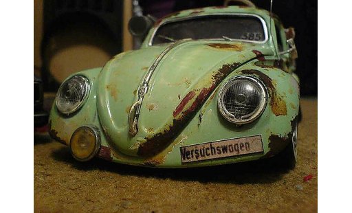 Volkswagen Kafer Rat Rod 1/18 Burago coxinelle style modellini auto