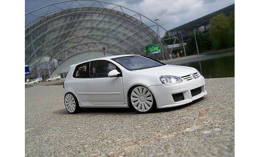 Volkswagen Golf GTI 1/18 Norev bianco jantes audi 18 pouces modellini auto