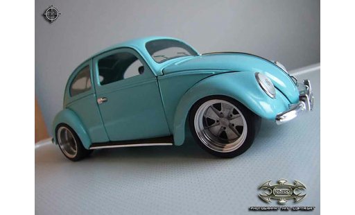 Volkswagen Kafer Base 1/18 Solido aluminium fuch wheels modellini auto