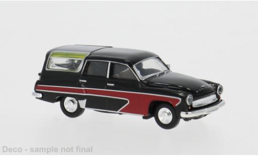 Wartburg 311 1/87 Brekina Camping schwarz/rot 1959 1:87 modellino in miniatura