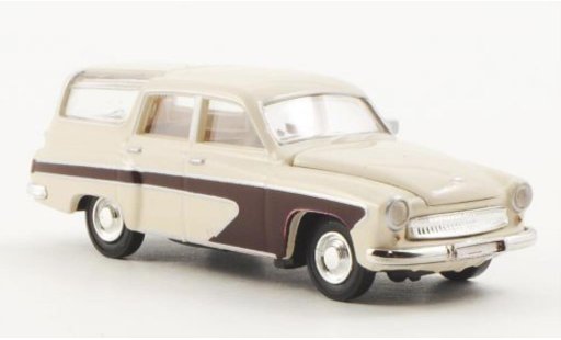 Wartburg 311 Camping 1/87 Brekina bianco/rosso modellini auto